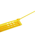 Yellow Set Of 3 Sturdy Plastic Pigeon Ring Holders Anklet Organizer For Poultry Habitat 20 By 6.7 Cm Heavy Duty Hanging Rack