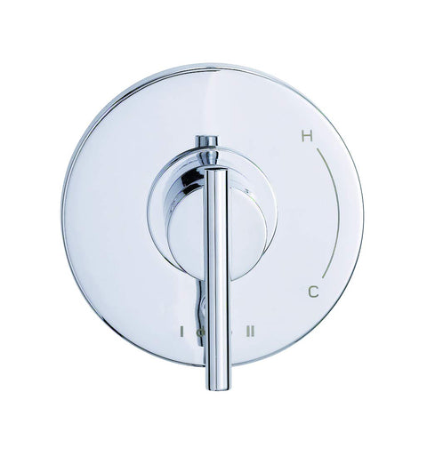 Parma Valve Trim Kit With Treysta Ceramic Disc Cartridge For Bathroom Shower Valve Pressure Balance Design Cross Flow Prevention Brass Construction Easy Install Durable Performance showing chrome finish