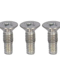3Pcs Door Latch Lock Motor Actuator Mounting Screws Flat Head M6x18.5mm Fits Honda Accord Acura DIY replacement hardware