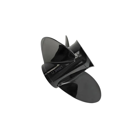 12 3/4 X 21 Pitch Aluminum Propeller For Mercury Outboard Motors 40 140 HP 3 Blade RH 15 Spline With Hub Nut Kit OEM 77348A45