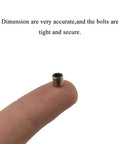Bronze Sleeve Bushing Bearing 3mm Bore 5mm OD 5mm Length Oil Free Low Friction No Rattle Tight Welded Seam Close Tolerances for Shock Eyelets Exhaust Header Bolts and 3D Printed Parts 10 Pack on fingertip