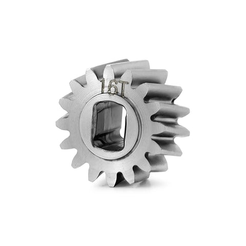 16T gear from Front Axle Overdrive Gear Set 13T And 16T For Axial SCX30 RC Crawlers Stainless Steel Upgrade For Faster Top Speed Improved Front