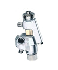 Pro Level Stainless Steel Pneumatic Paint Spray Gun That Cuts Through The Grind With Zero Sweat For A Flawless Coat On Furniture Aircraft And Diy Backyard Builds - close-up view of nozzle and air connection.