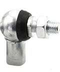 Shop Grade Right Angle Ball Head Joint Rod End Bearing Kit For M5 M6 M8 M10 showing a polished steel bearing with nut and self-aligning feature.
