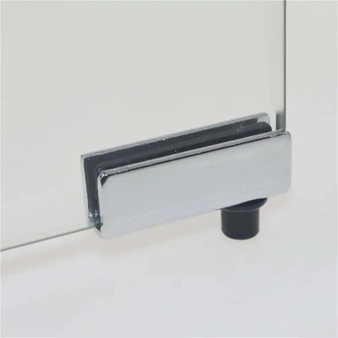 Two Pack Glass Door Pivot Hinges For Cabinets Wardrobes TV Cabinets And Bookcases Silver Clamp Clip Hardware Durable And Easy To Install