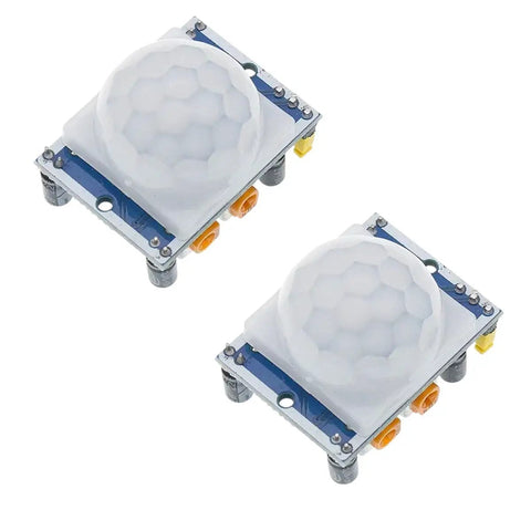 Two Pack Pyroelectric PIR Motion Sensor Module HC SR501 Infrared Detector For Plug And Play DIY Security And Smart Home Automation, Adjustable Sensitivity, Easy Install, Dope Performance, High Reliability, Stable Performance, dual modules