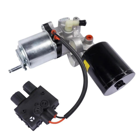 Drop In Abs Pump Brake Booster Actuator Straight Swap Replacement For Lexus Rx 450hl And Rx 450h Hybrid Suv showing motor, housing, and connection points.