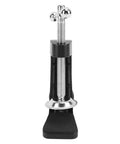 Beefy Aluminum Desk C Clamp Mount For Desk Lamps Black 2.4 Inch Clamp 61mm Heavy Duty Table Mount Easy Adjustable Stable Office And Home Light Fixture Holder black aluminum clamp with screw and knob