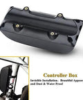 Built Tough Plastic Controller Box For Electric Mountain Bikes featuring rugged lithium battery enclosure case seen from the side.