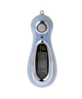 Totally Reliable One-Handed Electronic Tally Counter With Loud Chant Voice, smooth mechanical press, digital display, portable design.