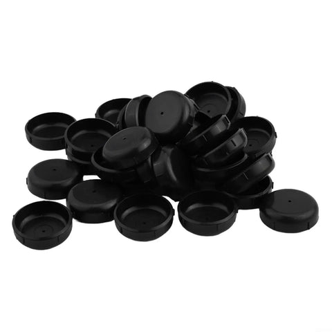 Durable Wrought Iron Patio Furniture Feet Cap Glides Set 32 Pack For 2 Inch Plastic Inserts in a pile