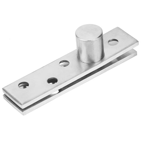 Dope 360 Degree Pivot Stainless Steel Door Hinge 75mm Long, 2 Pack, Revolving Brushed Finish with Countersunk Screw Holes