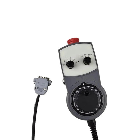 5 Axis Electronic Handwheel MPG Pendant With 5V Power And Emergency Stop, X1 X10 X100 Jog Dial