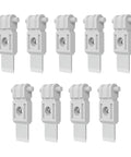 9-Piece Drop-In Filament Cutter Replacement Kit For P1P X1C A1 P1S X1E Mini AMS Series 3D Printers shown in a row