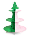 Pink And Green Witch Cupcake Tower 3 Tier Party Ready Birthday Dessert Display Stand For Girls Party Decor Kids Wizard Themed