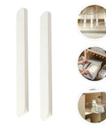 Self Adhesive Drawer Slides 10.39 Inch Guide Rails peel and stick hardware for cabinet organization and smooth gliding.