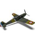 Messerschmitt Bf109E3 E4 Plastic Model Kit Set For Historic Warbirds Hobbyists And Collectors Classic Aircraft high angle view