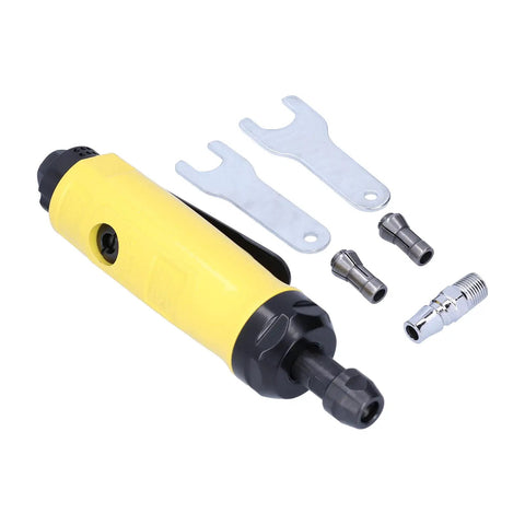 Heavy Duty Mini Air Angle Die Grinder 22000 RPM Pneumatic Rotary Tool With Sealed Ball Bearings, accessories and fittings included.