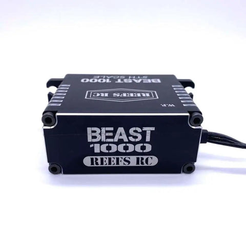 Beast 1000 1 Fifth Scale RC Servo With Aluminum Horns Submarine Waterproof 7 Point Seals Magnetic Angle Sensor PWM Control SEHREEFS102