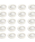 Top Shelf Anti Static Fingertip Protectors White Latex Finger Cots arranged in rows, ideal for electronics repair and cleanroom jobs.