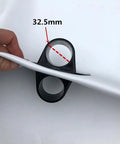 Close-up of mounting hole on Inflatable Outrigger Stabilizer For Kayak And Canoe, Lightweight Portable Float, 32.5mm diameter