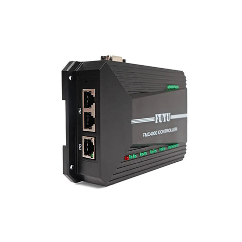 FMC4030 3 Axis Motion Controller For Automation And 3D Printers, angled view showing Ethernet ports on standalone controller board