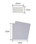 Anti Fog Inserts for Action Cameras Case Inserts Reusable Moisture Absorbing Strips size dimensions shown