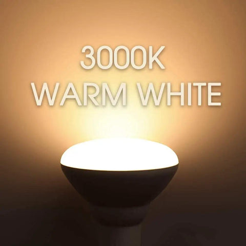 BR30 LED Recessed Light Bulbs 65W Equivalent, Dimmable Warm White 3000K illuminating with warm glow