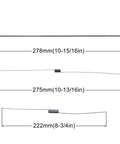 Dimensions of three springs from Eight Piece Extension Spring Kit With Governor And Throttle Return Springs For Small Engines Go Karts