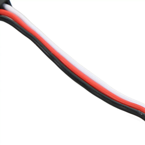 Close-up of wiring for Compact RC Flight Controller For Drones And Hobbyist Helicopters With Mini Size And 5-8.4V Input And 3.3V Output