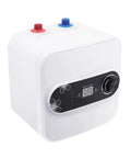 Instant Hot Water Under Sink Heater 2.1 Gallon Tank With 1500 Watts For Smooth Daily Grinds Featuring sleek white design and digital display.