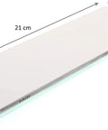 Glass Stone 6000 Grit Sharpener For Real Fine Knife Edges With Ceramic Slow Wear Media Water Stone, 21x7 cm dimensions