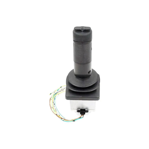 Slick Vertical Mast Lift Joystick Controller Replacement Part 894575 for Manitou Telehandlers top view with wiring.