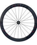Carbon Road Bicycle Wheelset Clincher 50mm Deep Rim Basalt Brake Surface 3K Weave With Novatec ABG Hub For Lightweight Power and Responsive Stopping