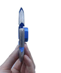 Side view of 4 Inch Diamond Crack Chaser Grinding Wheel With 0.375 Inch Thick Segments For Concrete Crack Repair And Mortar Joint Raking 5 By 11 Arbor Tuckpointing Tool For Masonry Surfaces