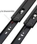 Full Extension Drawer Slides With Ball Bearing Rails 22 Inch Side Mount Track Kit For Kitchen And Furniture Drawers