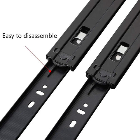 Full Extension Drawer Slides With Ball Bearing Rails 22 Inch Side Mount Track Kit For Kitchen And Furniture Drawers