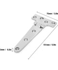 Heavy Duty Sealed Bearing Gate Hinges Stainless Steel Thickened Butt T Type For Left Or Right Doors Built Tough Ultra Smooth Quiet Operation