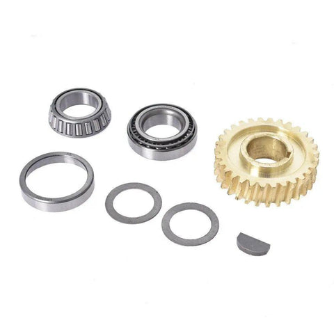 Top Shelf High Quality Replacement Kit For GW 11527 Machine Tiller Tine Shaft Gear And Bearing Kit Including Races Gaskets And Key For Real Easy Fix And Smooth Operation On Your Garden Tools Or Yard Gear, gear and bearings