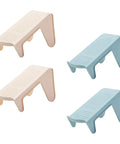 Hella Solid Double Layer Shoe Slot Organizer Rack With Non Slip Grip Base For Sneakers And Everyday Kicks To Keep Your Closets Stacked And Floors Crisp Today in pastel colors.