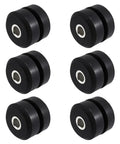 Heavy Duty Vibration Mount Isolators Set Six Piece Kit Compatible With TK SB 100 110 190 Models Direct Fit Replacement For 917709 Parts, rubber mounts in black.