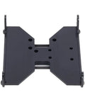 Top view of Carbon Fiber And Delrin Chassis Skid Plate And Transmission Plate For One Tenth RC Crawler Capra 1.9 UTB Upgrade Parts