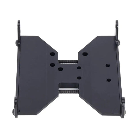 Top view of Carbon Fiber And Delrin Chassis Skid Plate And Transmission Plate For One Tenth RC Crawler Capra 1.9 UTB Upgrade Parts