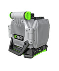 Rechargeable Portable Work Light Up To 10,000 Lumens With 360-Degree Folding Panels, control buttons visible on gray body