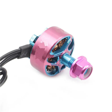 4300KV 1506 Brushless Motor For 4 To 6S FPV Drones Titanium Pink Finish, close-up view