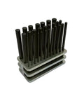 Comprehensive 28 Piece Transfer Punch Kit For Quick Marking And Precise Aligning 3/32 To 1/2 Inch Plus 17/32 Inch Pro Grade Heat Treated Tool Steel
