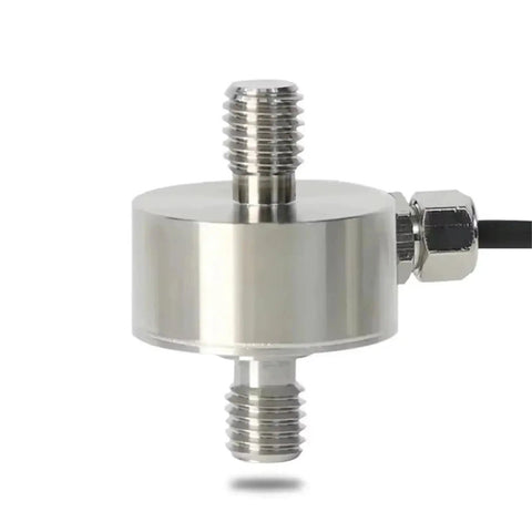 Mini Load Cell Double Bolt Force Sensor For Compression And Tension, Pro Grade Industrial Testing Gear, Hopper Scales And Robot Applications, 10 Kg Capacity, M5 Thread, Five Color Options For Ready Setup, stainless steel load cell with dual threaded bolts