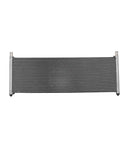 Premium Aluminum Battery Coolant Radiator Assembly For Tesla Model X Direct Replacement 2016 Through 2021 front view with connectors