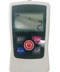 2N Push-Pull Force Gauge Tester for Tension and Compression Load Testing With Digital Display, Ultra-Precise 0.001N Readout, Handy Pocket-Friendly White Sensor Meter for Quick Checks, front view