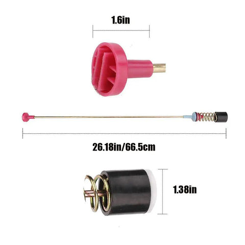 Upgraded Washer Suspension Rods DC97-05280W Set dimensions for Samsung Front Load Washers